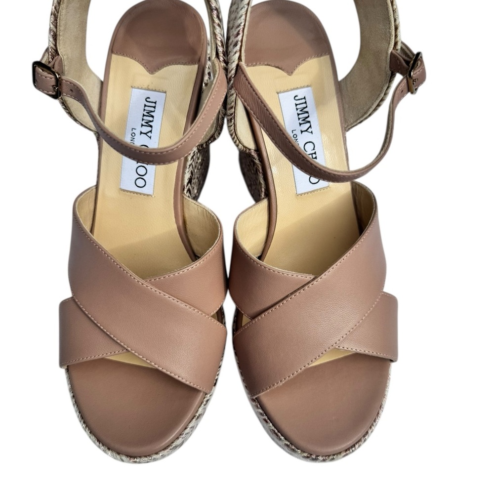 Jimmy Choo Tan Espadrille Shoes